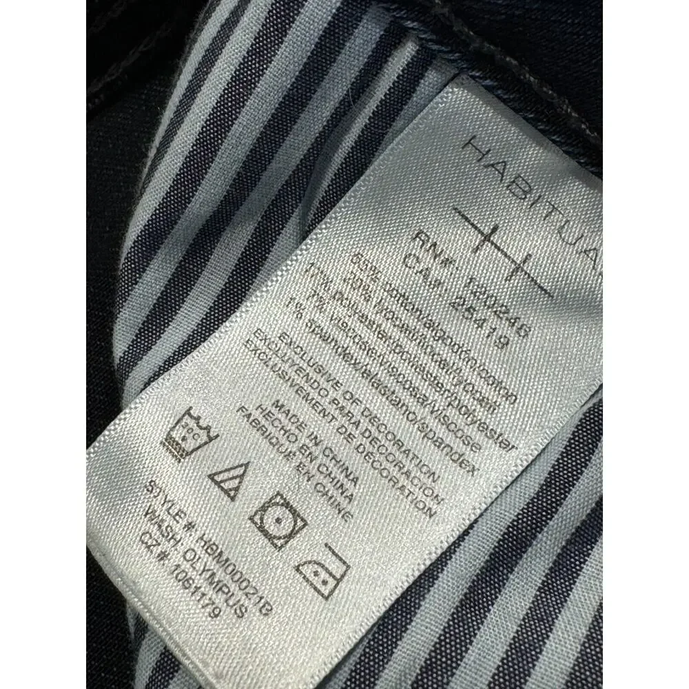 Habitual‎ Marina Skinny Jeans Men Olympus Dark Wash Stretch Denim 27 HBM00021B